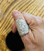 Cast Connecticut Bark Ring in Silver