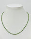 Dainty Chrome Diopside Necklace in Silver