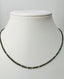 Polished Green Diamond Necklace in 14K Gold
