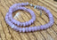 Lavender Quartz Necklace in Silver