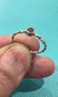 Amethyst Ring in Silver and Gold