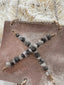 Rough Diamonds and Pearl Pendant Necklace in Gold and Silver