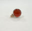 Carnelian Single Stud Earring in Gold and Silver