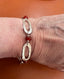Carnelian and Sterling Silver Oval Link Necklace
