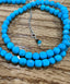 Kingman Mine Turquoise Nugget Necklace in Silver