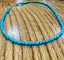 Kingman Mine Turquoise Nugget Necklace in Silver
