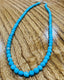 Kingman Mine Turquoise Nugget Necklace in Silver