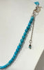 Kingman Mine Turquoise Nugget Necklace in Silver