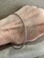 Twisted Wire Bangle Bracelet in Silver