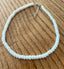 White Opal Necklace in Silver