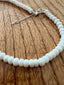 White Opal Necklace in Silver