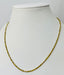 Polished Yellow Diamond Necklace in 14k Gold